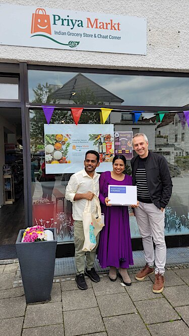 Foto Unternehmensbesuch Priya Markt Foto Unternehmensbesuch Priya Markt